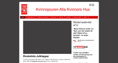 Desktop Screenshot of allakvinnorshus.org